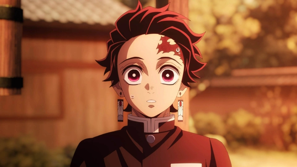Kazuo Ebisawa'nın sanat y&ouml;netmenliğini &uuml;stlendiği Kimetsu no Yaiba'dan bir arka plan sahnesi