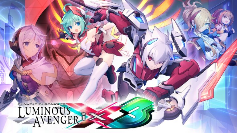 Luminous Avenger iX 3 oyununda Copen ve iX Bearers istilacılarını uyaran gizemli kız.