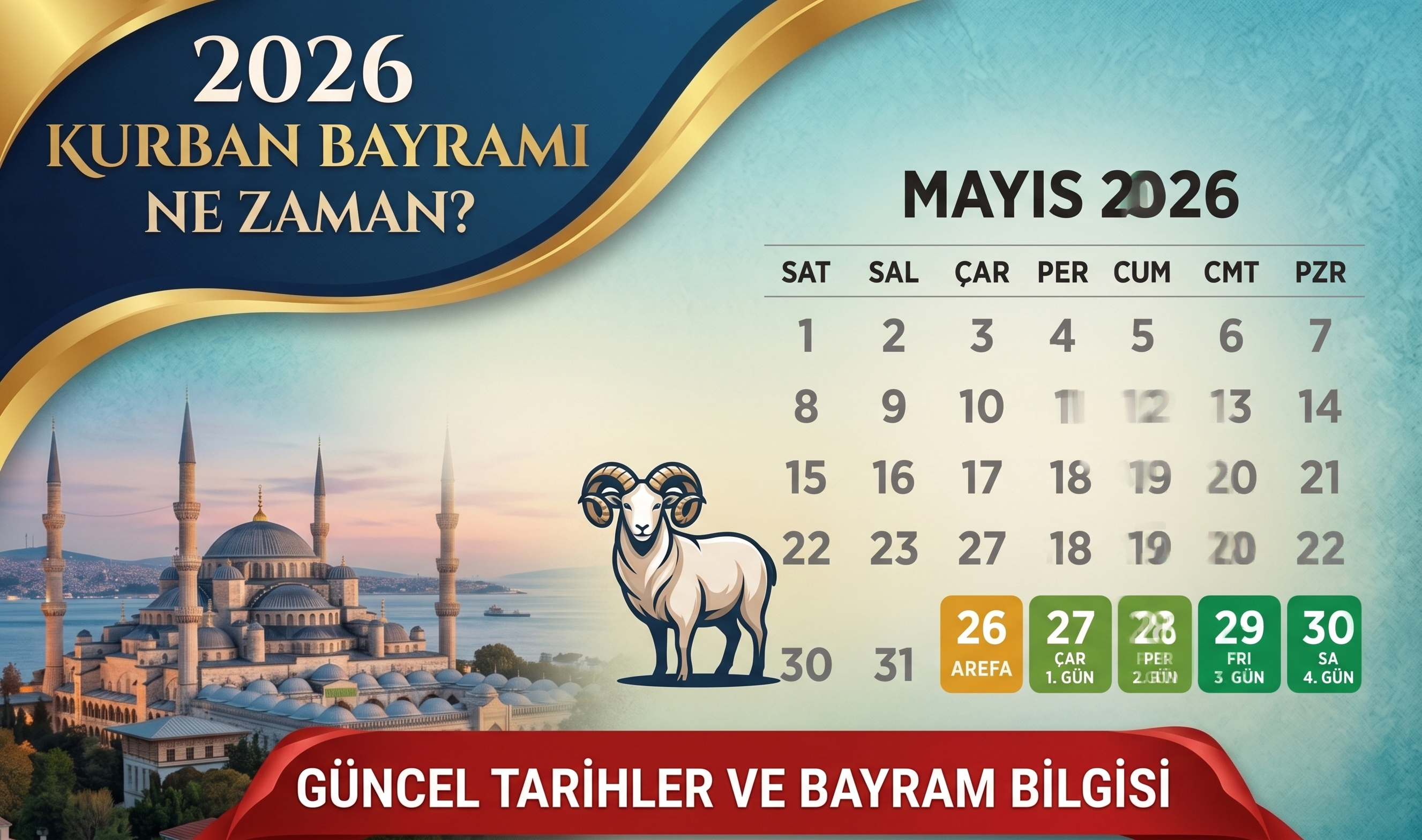 2026 Kurban Bayramı Tatili Kaç Gün? Emekli İkramiyesi ve Mayıs Ayı Kamu Ödemeleri